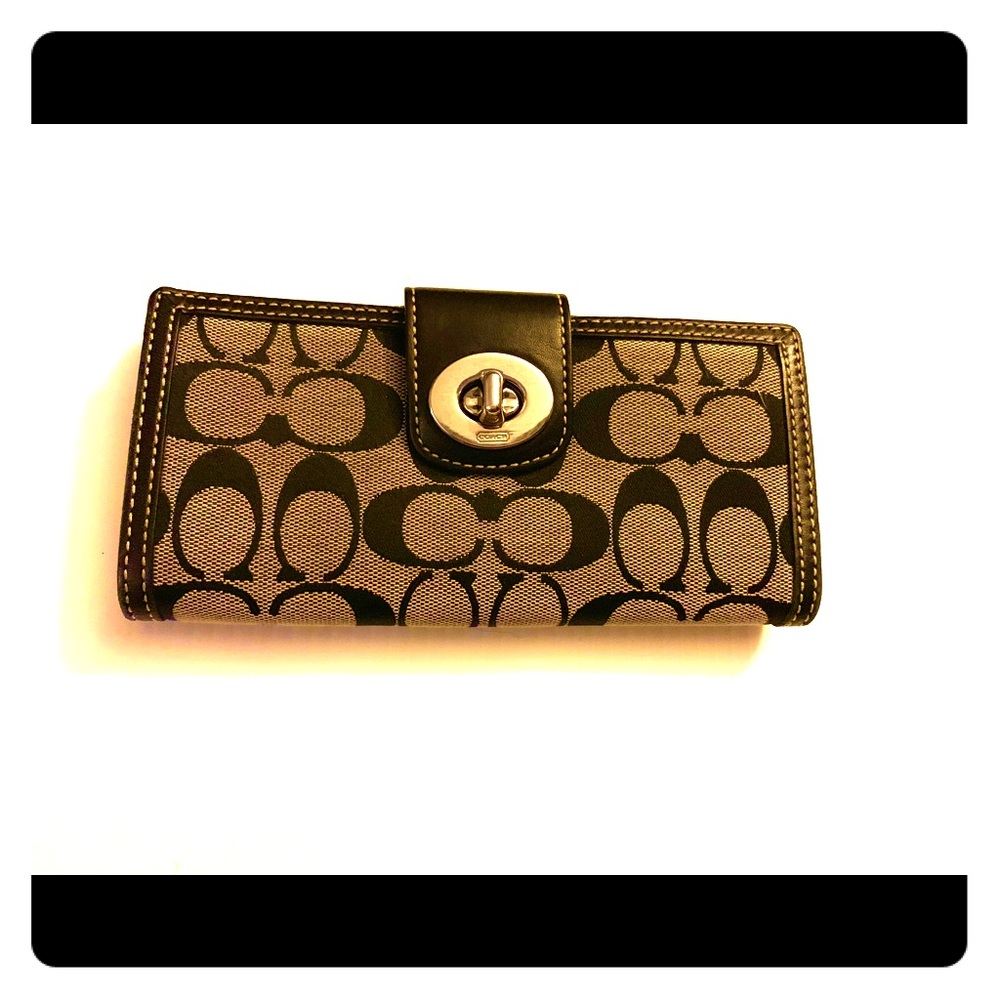 Authentic coach wallet